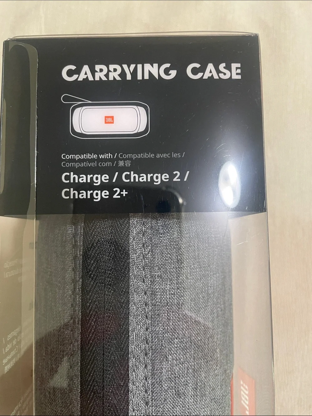 JBL Gray Fabric Carrying Case for Charge Series Speakers